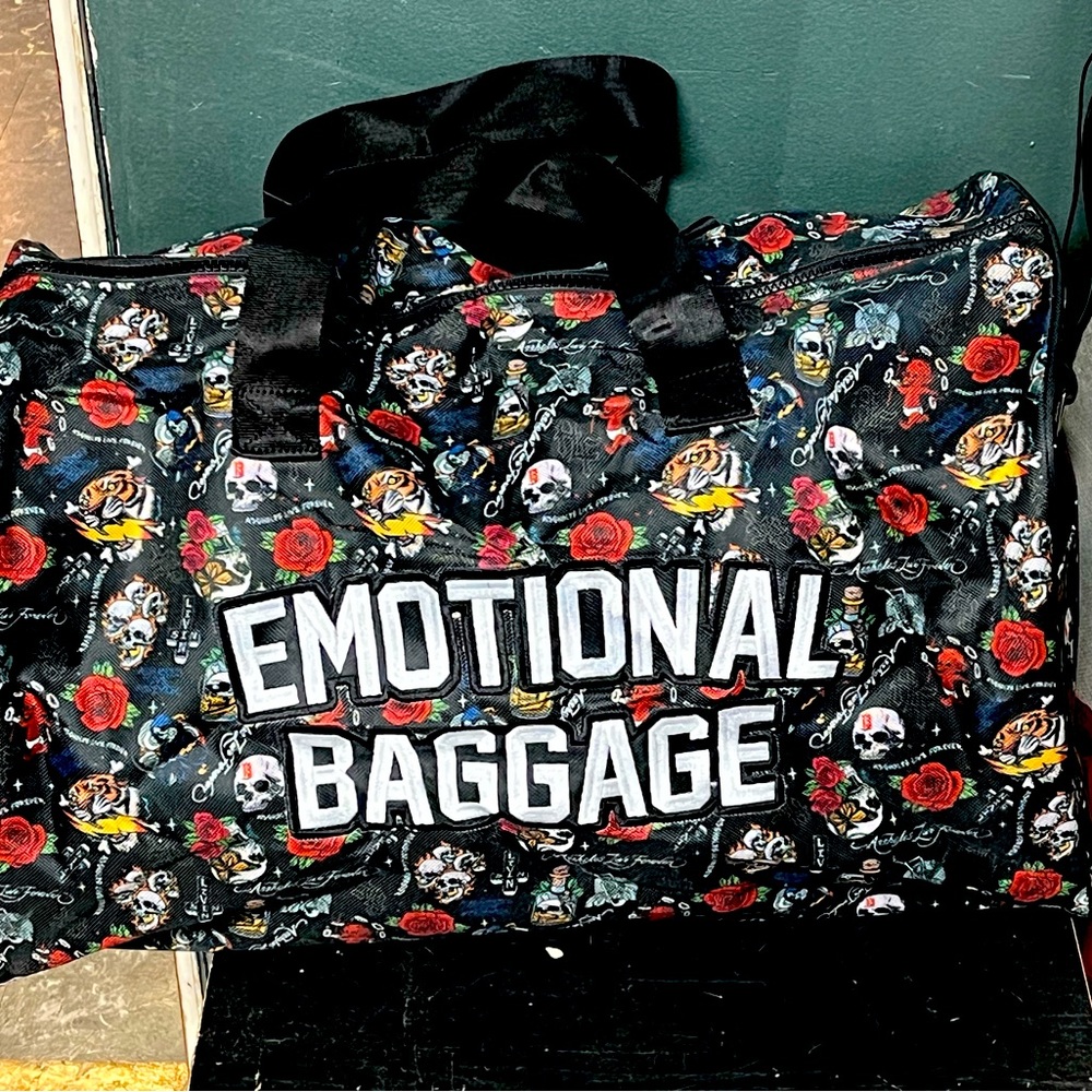 Lg duffle bag collage graphic!!